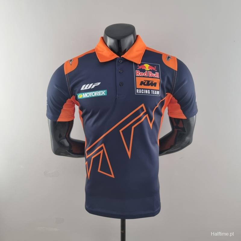 2022 F1 Formula One; KTM Polo Blue Orange