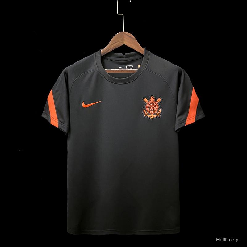 22/23 Corinthians Training Black Soccer Jersey