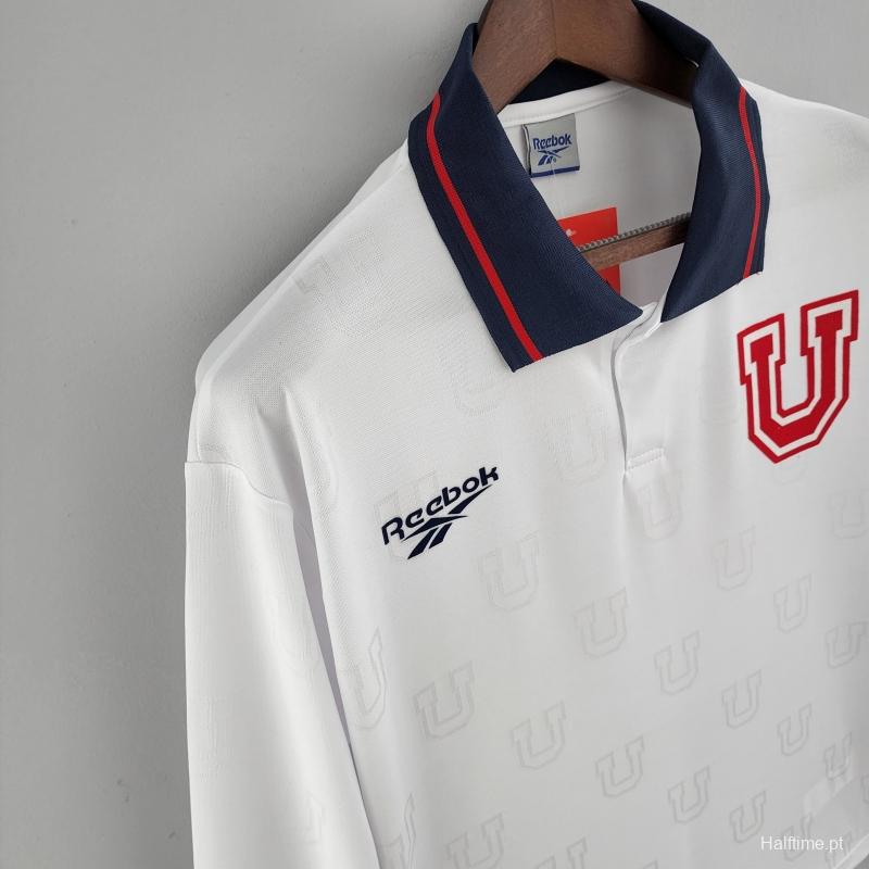 Retro Long Sleeve Universidad De Chile 1998 Home Soccer Jersey