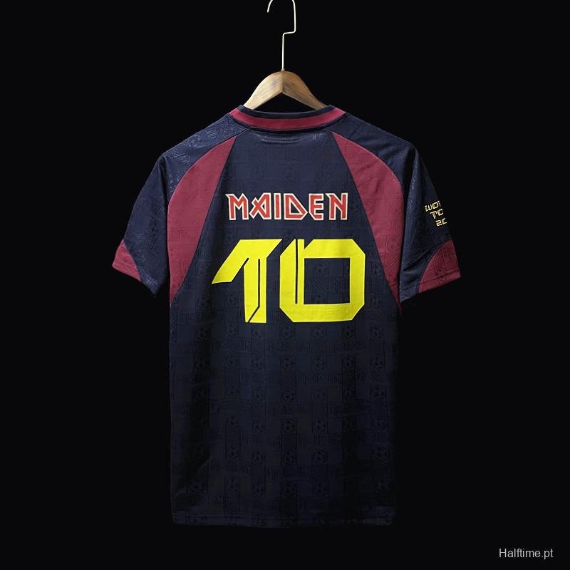 Retro 2010 West Ham Iron Maiden Home Soccer Jersey