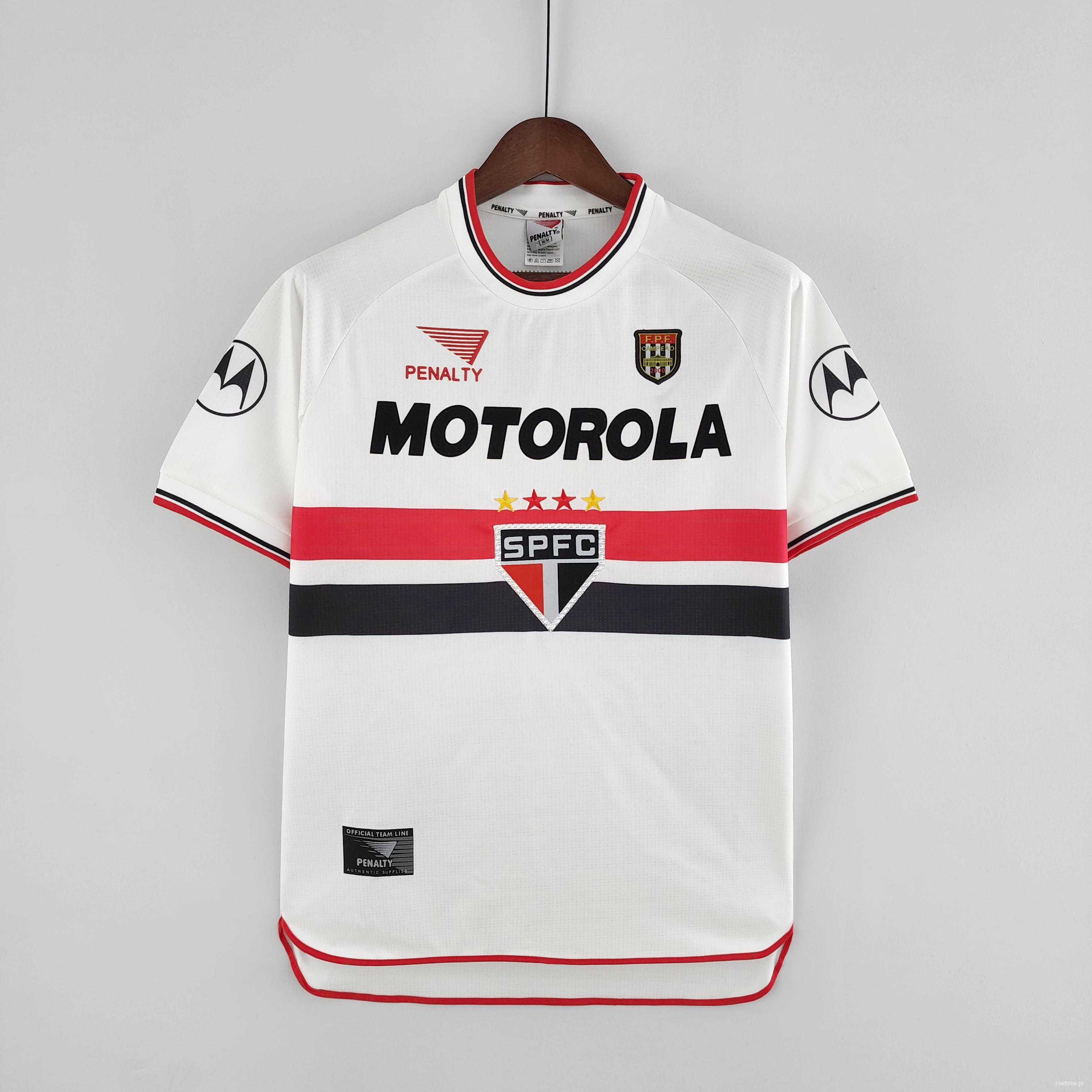 Retro Sao Paulo 2000 Home Soccer Jersey