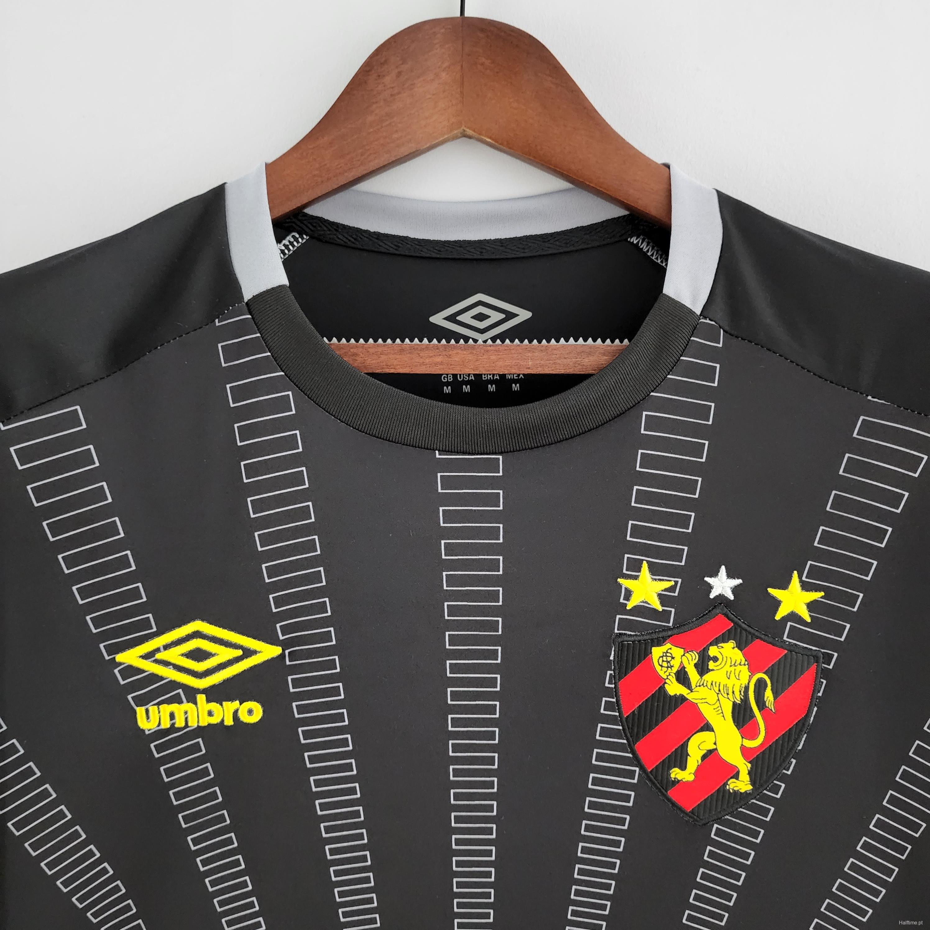 22/23 Goalkeeper Recife Sports Black Jersey