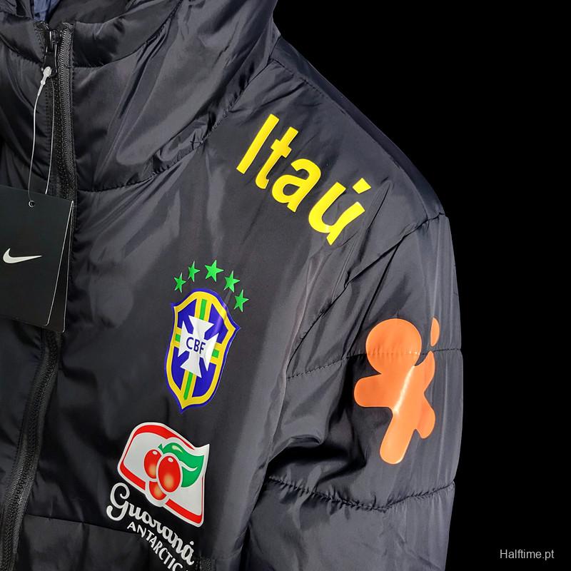 2022 Brazil Black Downcoat Jacket