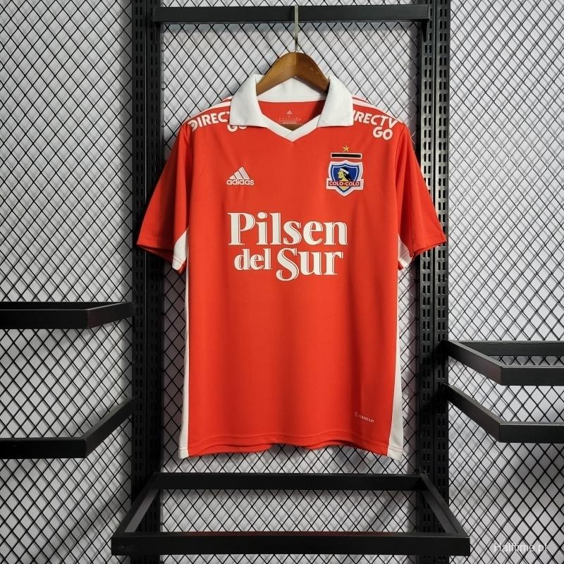 22/23 Colo Colo Third Red Soccer Jersey