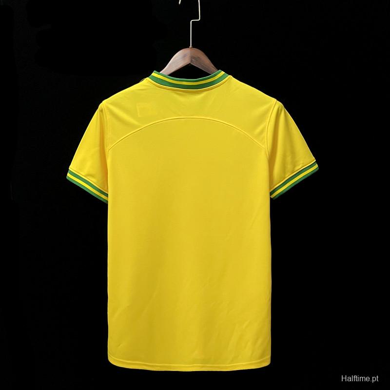 2022 Brazil Black Concept Yellow Jersey