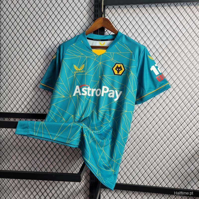 22/23 Wolverhampton Wanderers Away Soccer Jersey