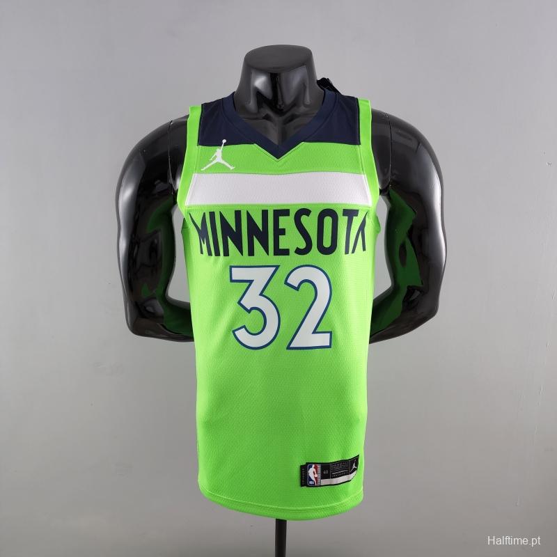 Minnesota Timberwolves TOWNS#32 Air Jordan NBA Jersey Blue