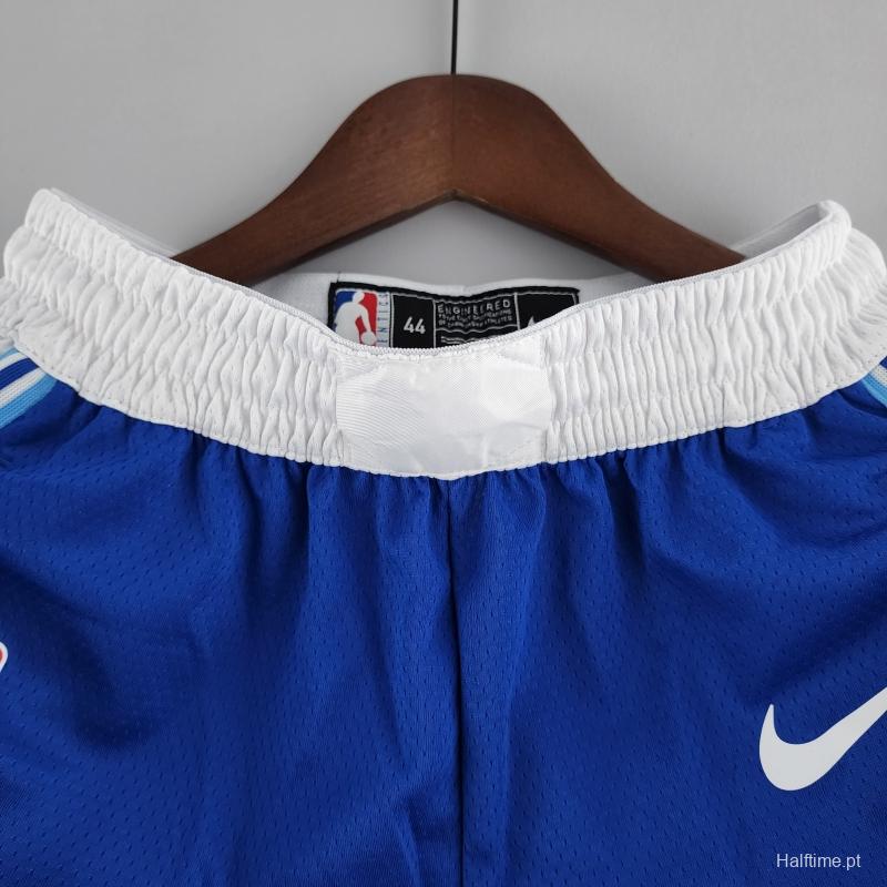 Los Angeles Lakers Retro NBA Shorts Blue White Trim