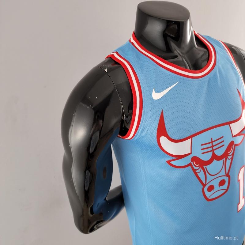 Chicago Bulls ROSE#1 Blue NBA Jersey