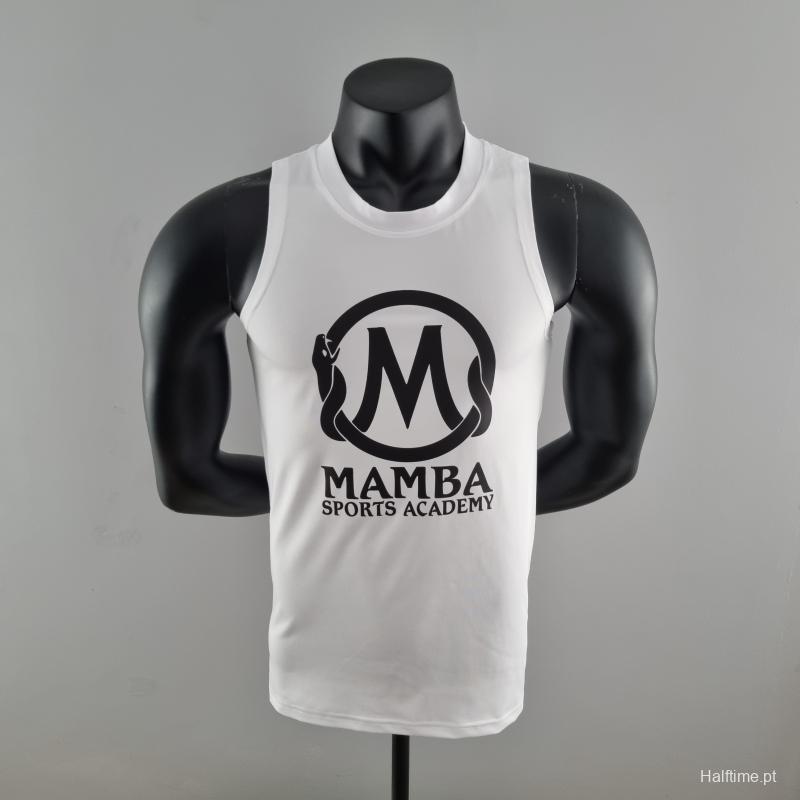 2022 NBA Mamba White Vest Shirt #K000185