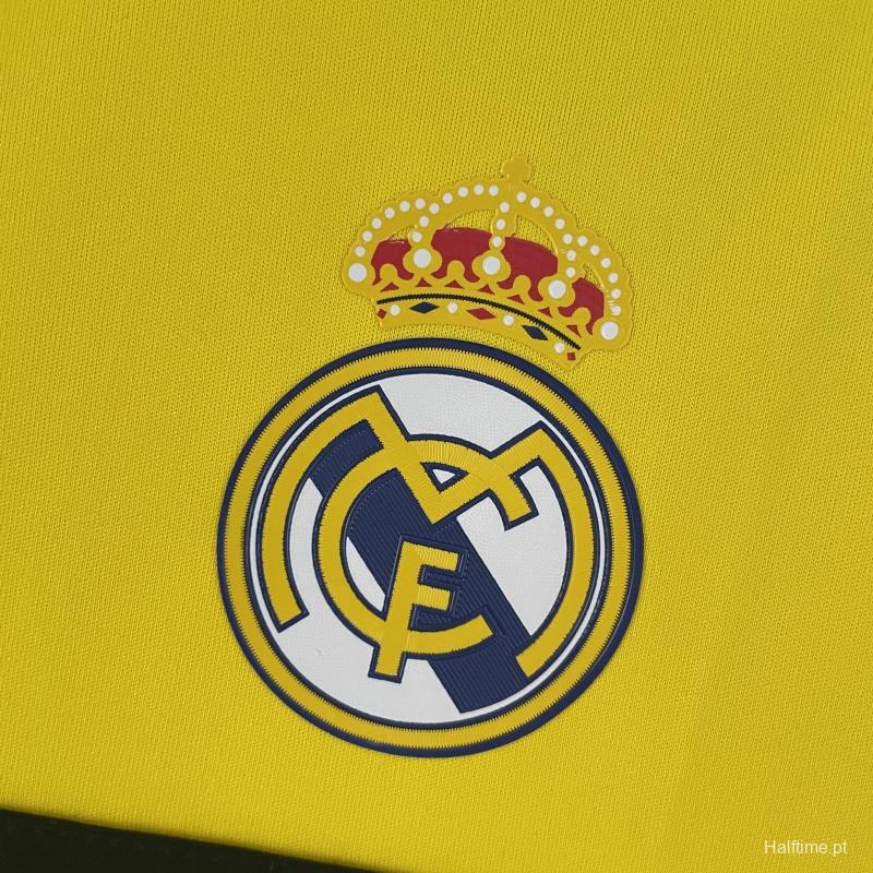 Retro Real Madrid 11/12 Goalkeeper Yellow Jersey