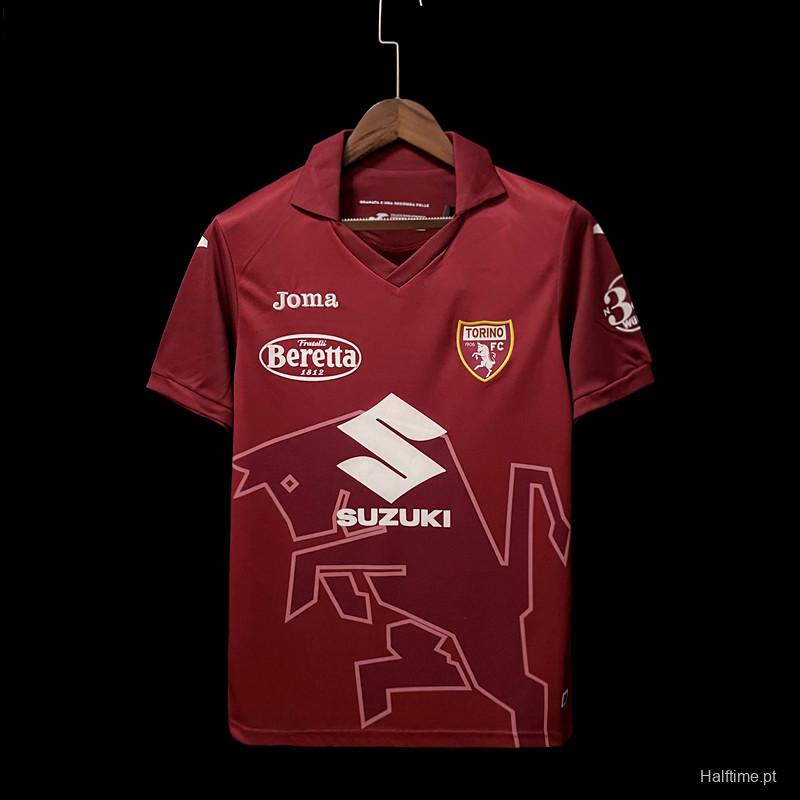 22/23 Torino Home Soccer Jersey