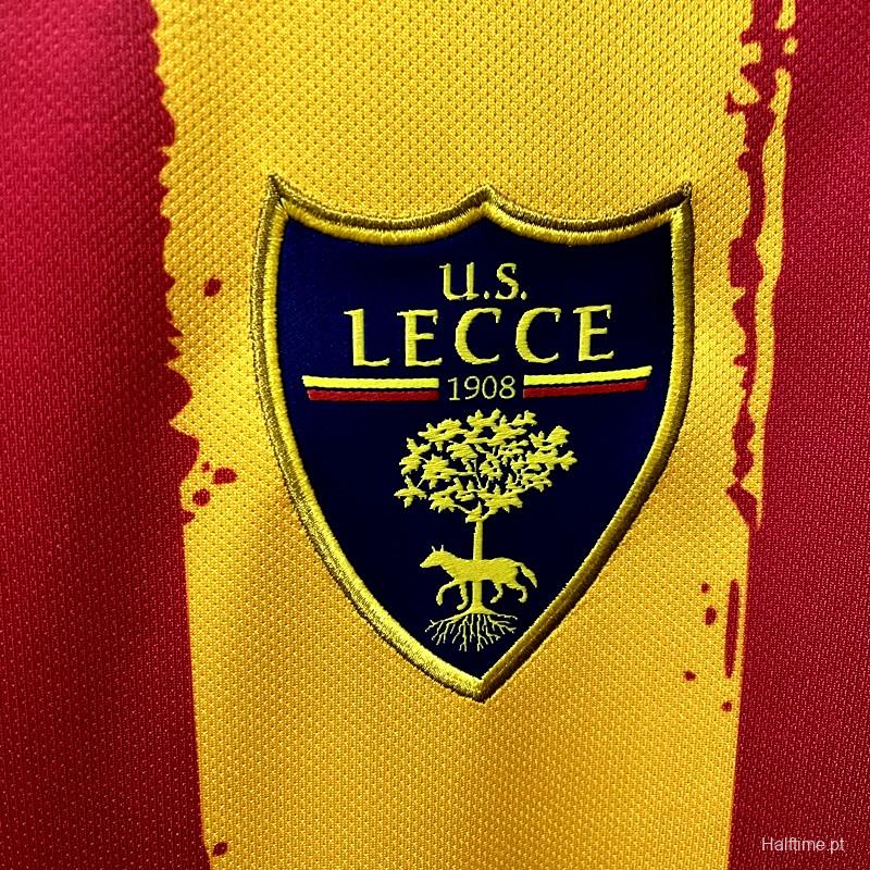 22/23 Lecce Home Soccer Jersey