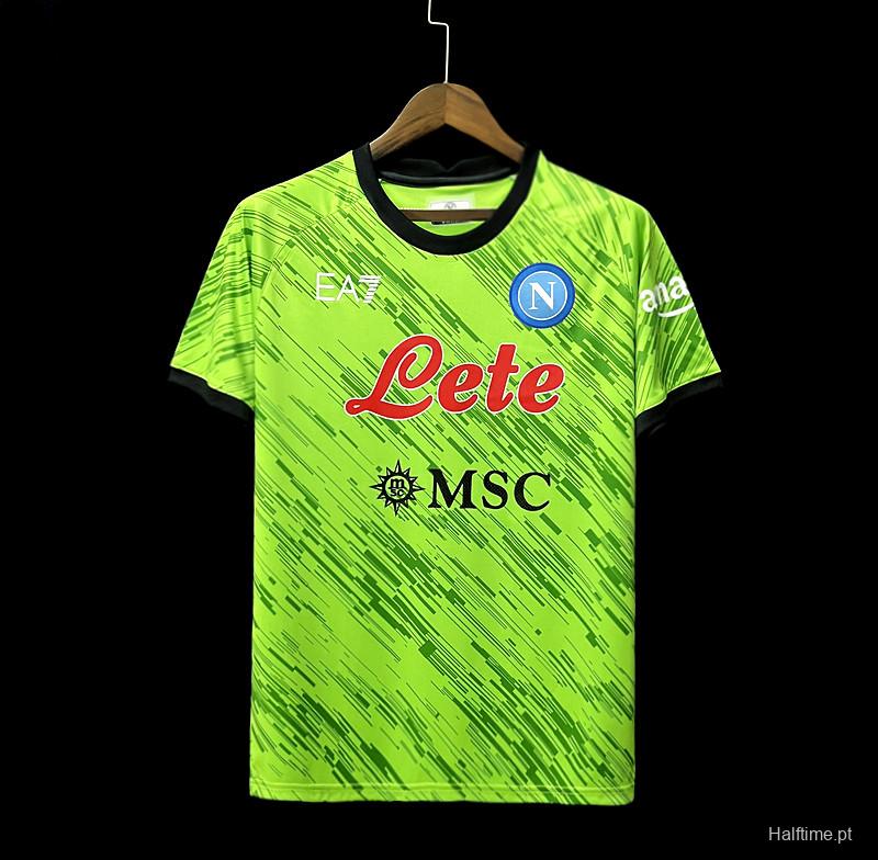 22/23 Napoli Green Goalkeeper Jersey