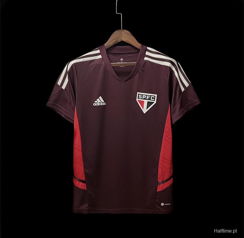 22/23 Sao Paulo Maroon Training Jersey