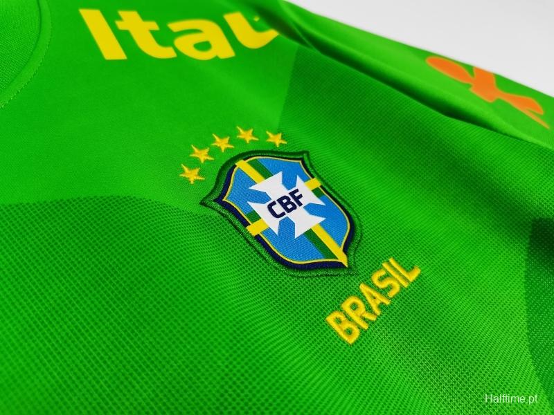 Retro 2020 Brazil Green Training Jersey