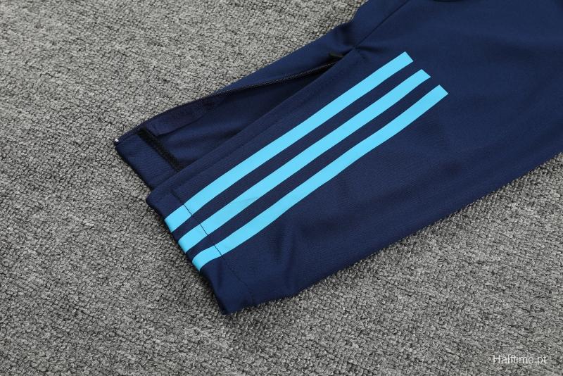 2022 Argentina Blue Half Zipper Tracksuit