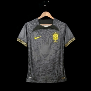 Women  2022 Brazil Black Concept Jersey