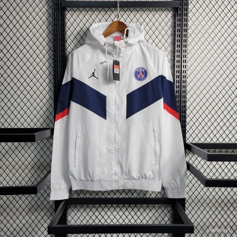 23-24 PSG White Windbreaker