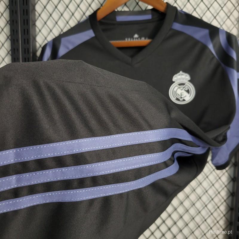 Retro 16-17 Real Madrid Third  Black Jersey