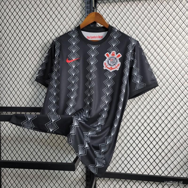 23-24 Corinthians Training Black Jersey