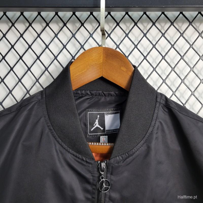 2023 NIKE Jordan Black Windbreaker