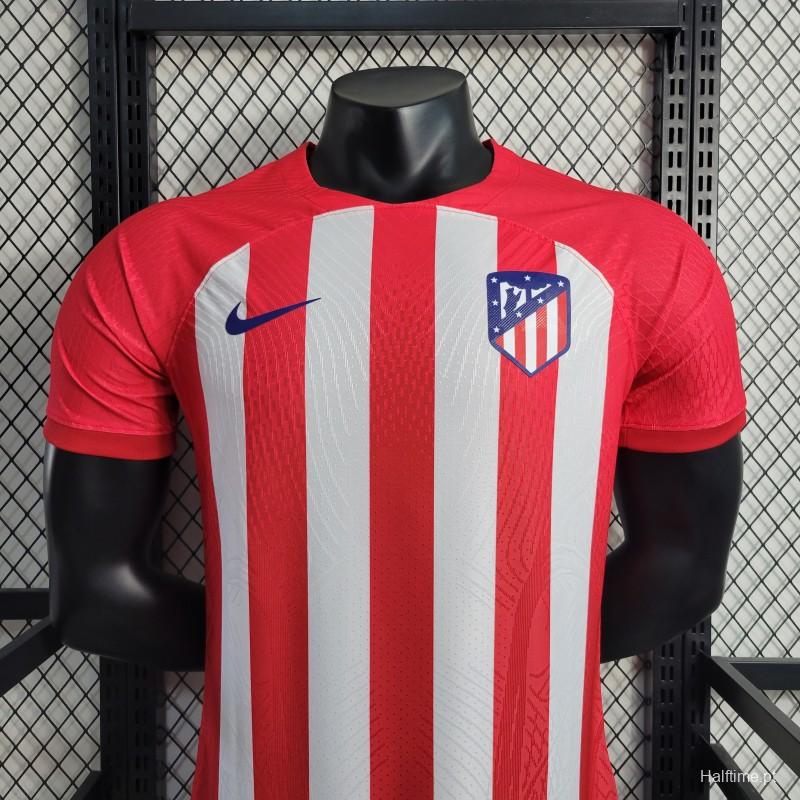 Player Version 23-24 Atletico Madrid Home Jersey