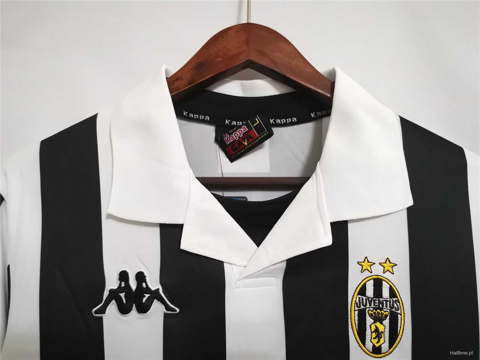 Retro 99/00 Juventus Home Long Sleeve Jersey