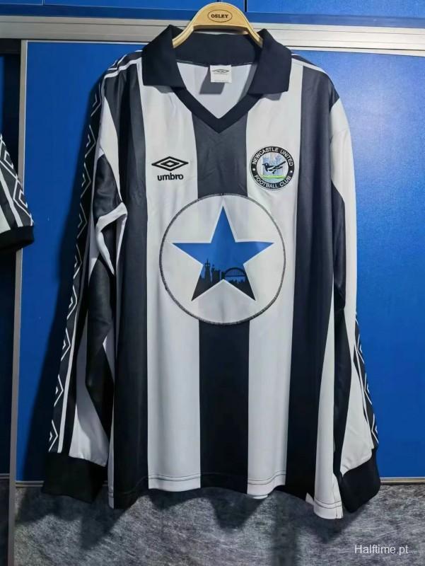 Retro 80/82 Newcastle United Home Long Sleeve