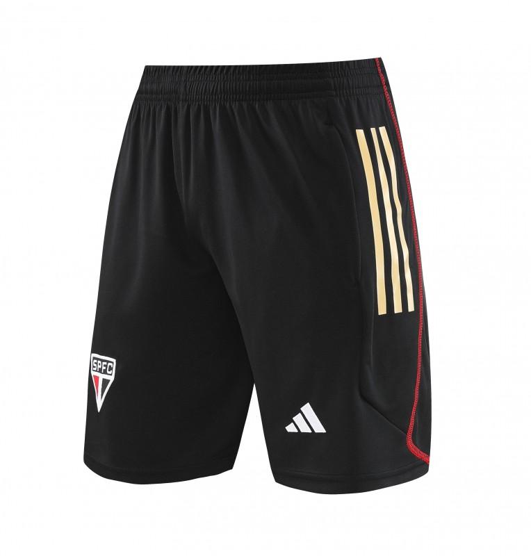 23-24 Sao Paulo Black Short Sleeve Jersey+Shorts