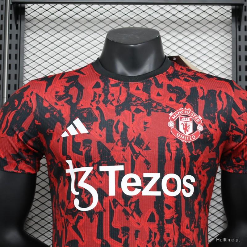 Player Version 23/24 Manchester United Red Training Jersey