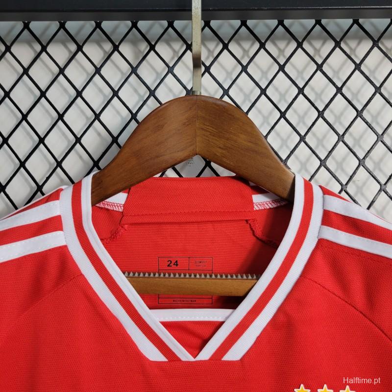 23-24 KIDS Benfica Home Jersey Size 16-28