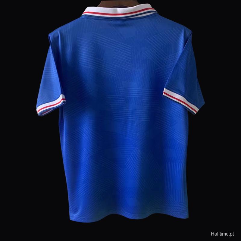 Retro 1991 Netherlands Away Blue Jersey