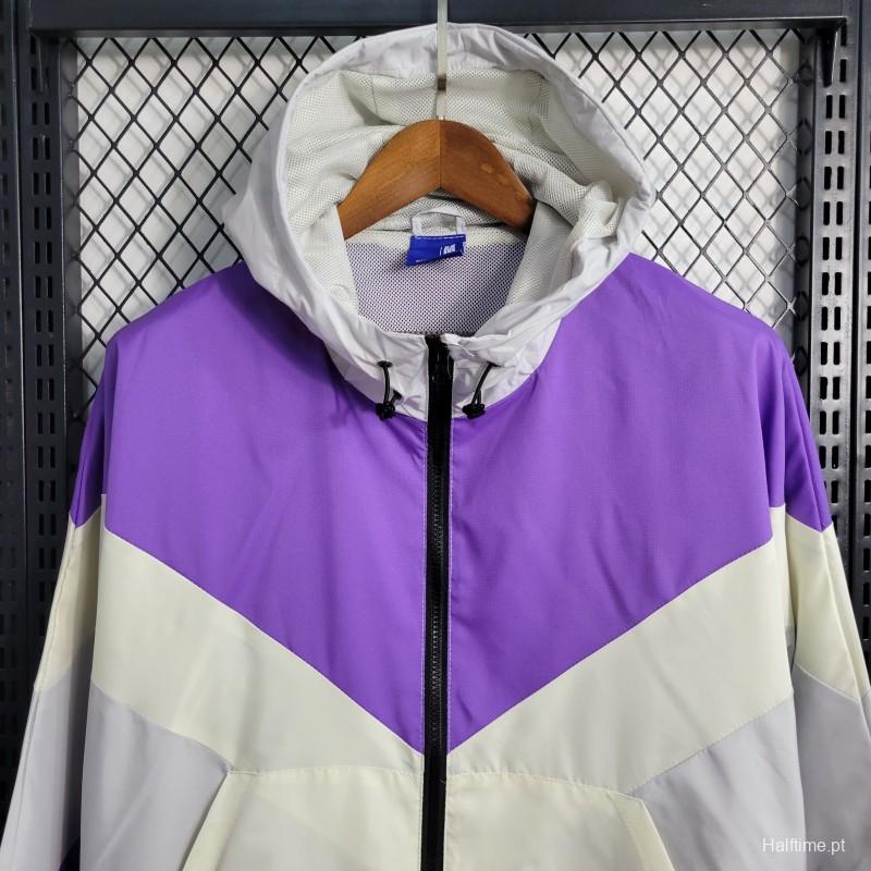 2023 Argentina White Purple Windbreaker