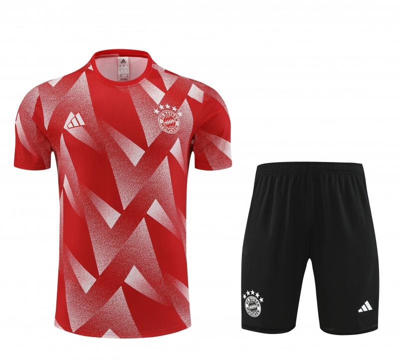 23/24 Bayern Munich Red Short Sleeve Jersey+Pants