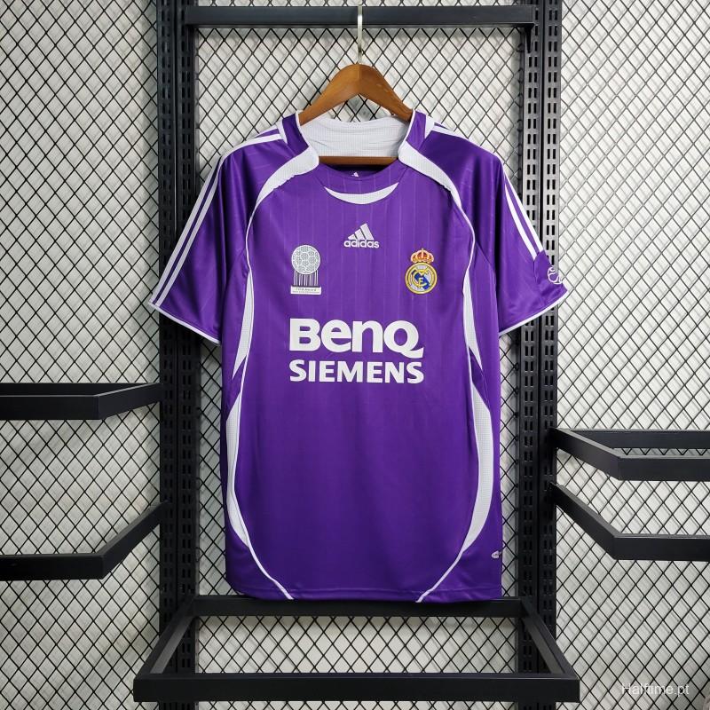 Retro 06/07 Real Madrid Third Purple Jersey