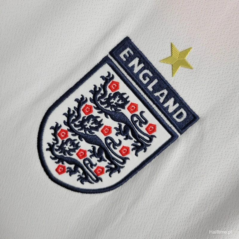 Retro 2006 England Home Long Sleeve Jersey