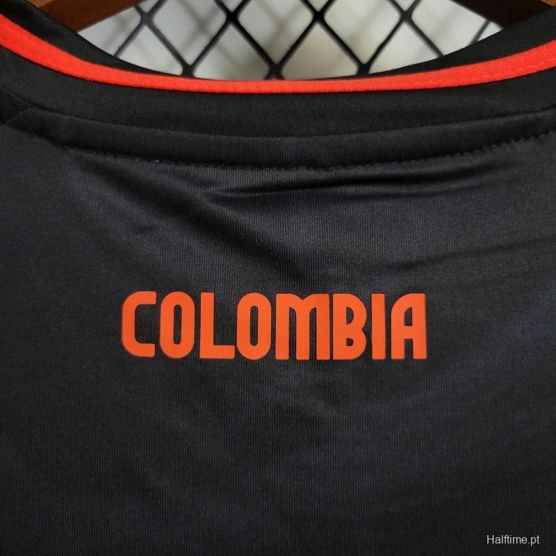 2024 Colombia Away Black Jersey