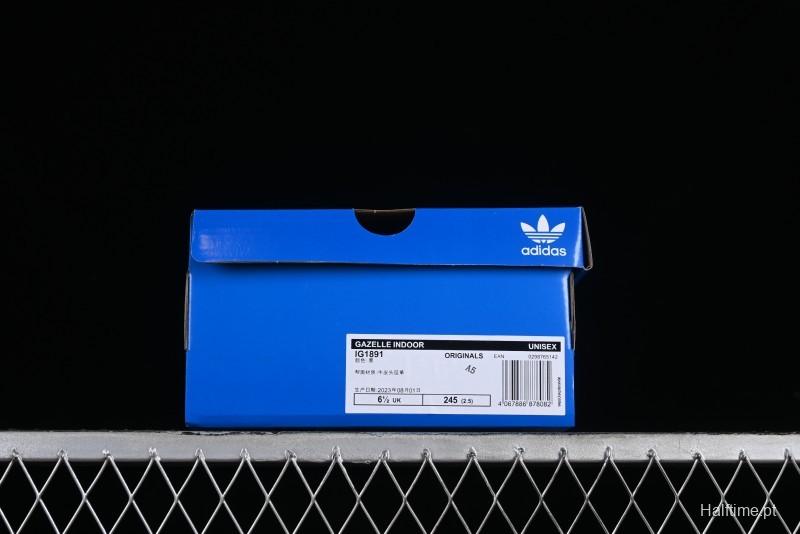Adidas Originals Gazelle Indoor IG1891 Retro Casual Slip-Resistant Wear-Resistant Low-Top Skate Shoes