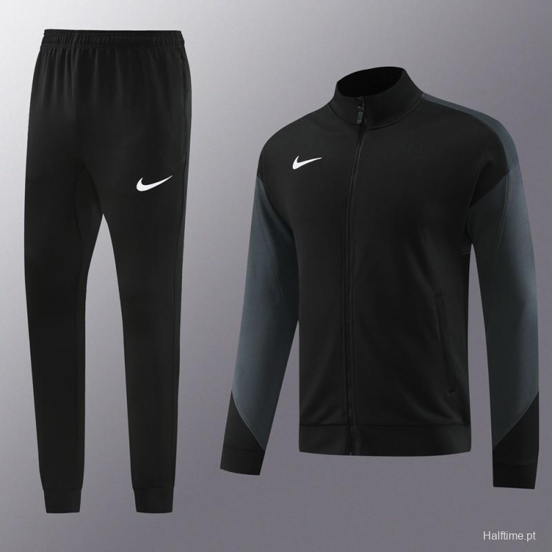 24/25 Nike Black Full Zipper Jacket +Long Pants