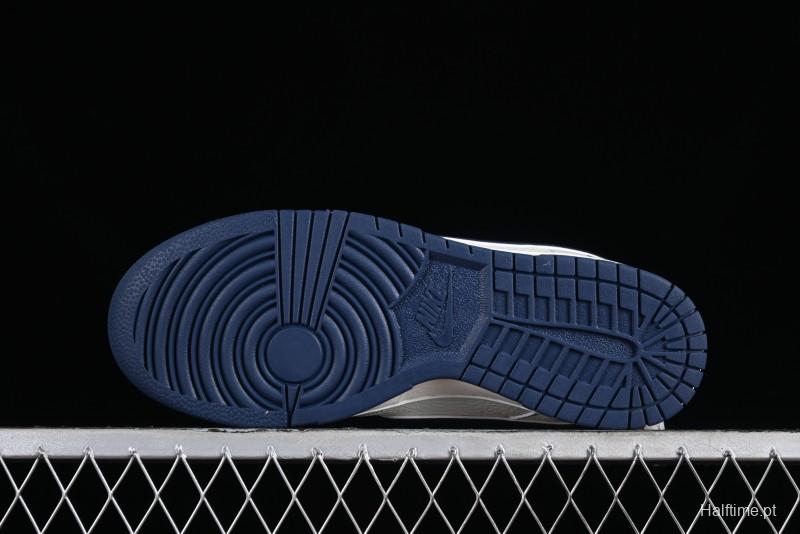 Supreme x Nike SB Dunk Low Deep Blue Colorway Low-Top Casual Skate Shoes - RM2308-238