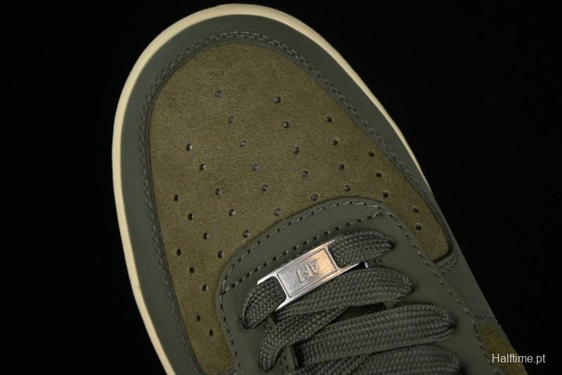 Nike Air Force 1 '07 Low LV Collaboration - Military Green Casual Sneakers - BA8806-223