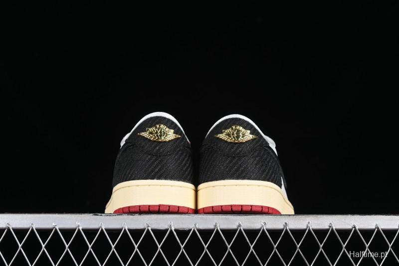 Nike Trophy Room x Jordan 1 Low OG "Away" Casual Sneakers - FN0432-100