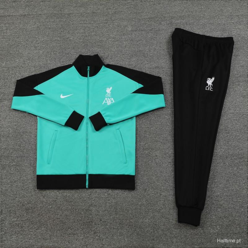 24/25 Liverpool Green Full Zipper Jacket +Long Pants