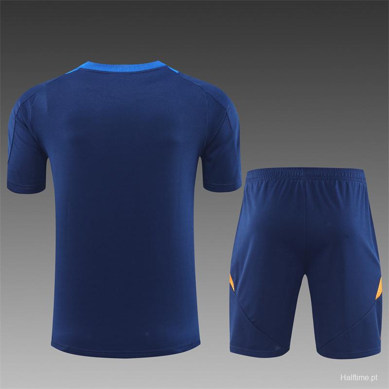 24/25 Juventus Navy Short Sleeve Jersey+Shorts