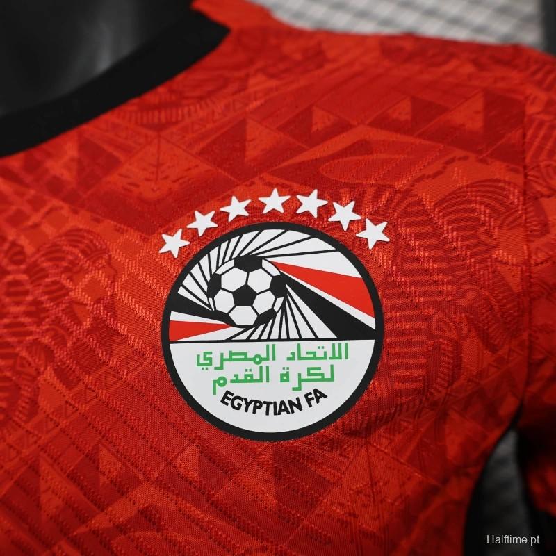 2024 Player Version Egypt Home Jersey