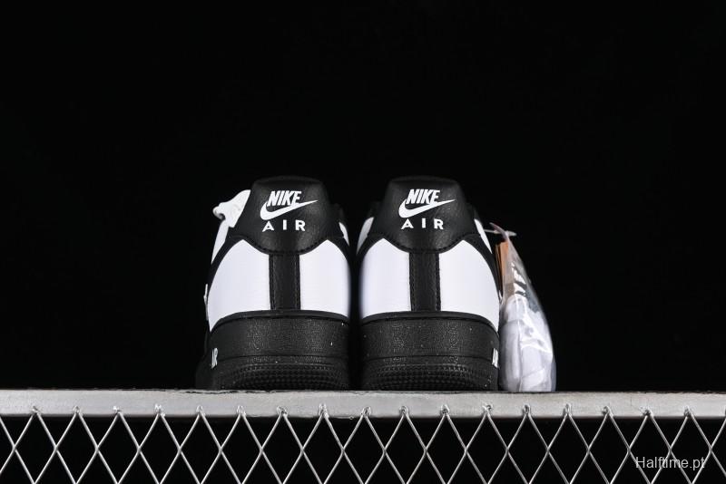 Nike Air Force 1 '07 Low Casual Sneakers with Broken Swoosh Design - HF9096-001
