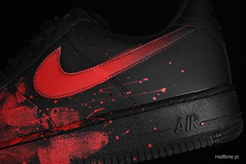Nike Air Force 1 '07 Low 2D Hand-Painted Anatomy Scene Casual Sneakers - CW2288-011