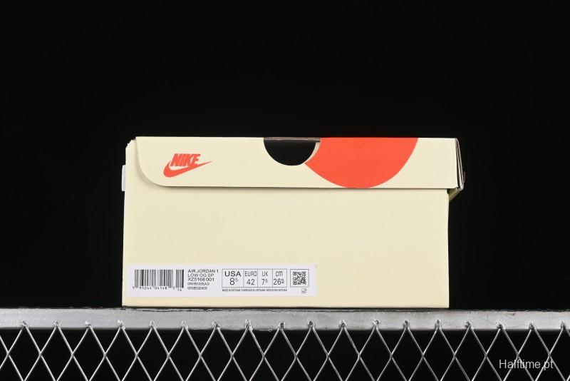 Nike Travis Scott x Fragment Design x Air Jordan 1 Low OG SP AJ1 Lifestyle Sneakers - XZ5168-001