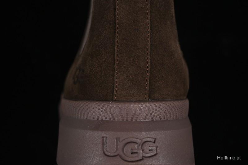 UGG Burleigh Chelsea Winter Boots for Men with Lightweight Anti-Slip Sole and Genuine Wool Leather - 1152050